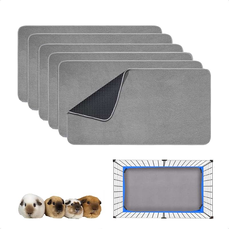 Reusable fleece bedding pads for small animals