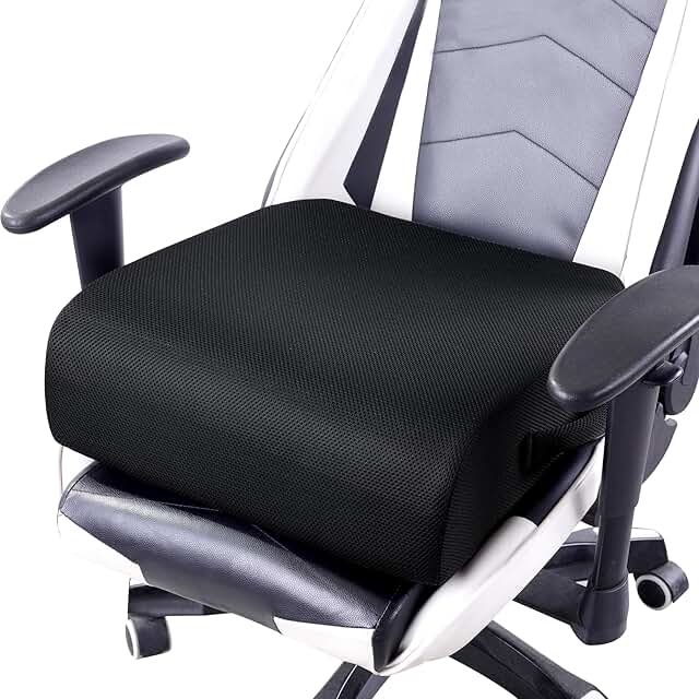 Extra Thick Office Chair Cushion for Comfort and Support