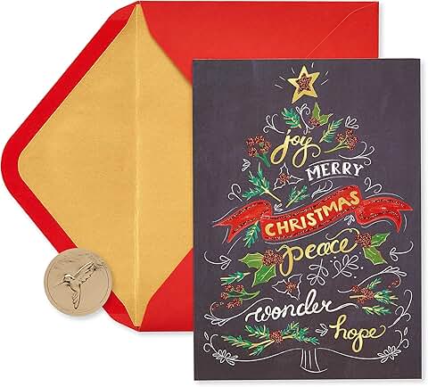 Boxed Christmas Cards with Envelopes, 14 Count