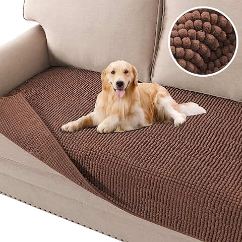 Plush Chenille Dog Bed Cover for Sofa and Couch