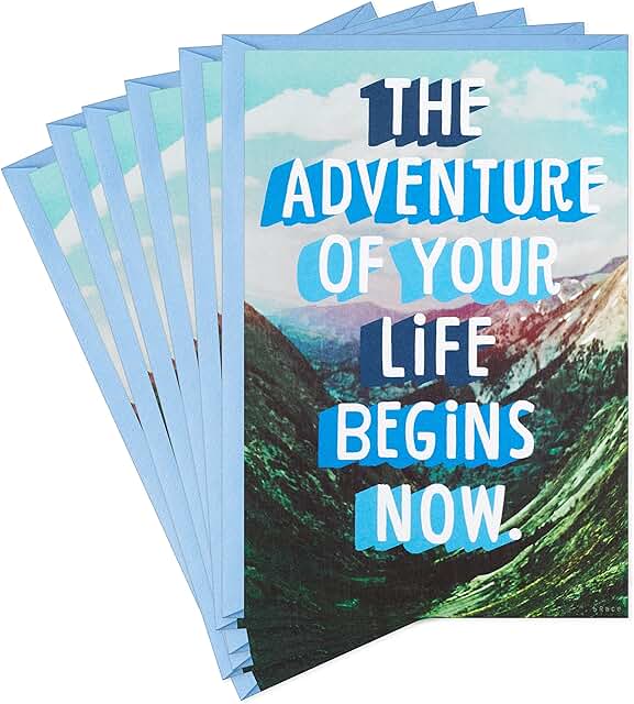 Funny Graduation Cards Set with Envelopes