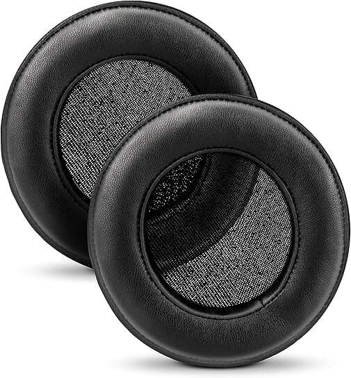 Large Sheepskin Leather Earpads for Over-Ear Headphones