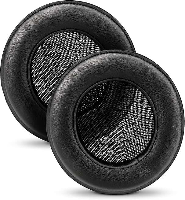 Large Sheepskin Leather Earpads for Over-Ear Headphones