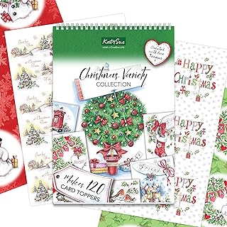 Christmas Paper Craft Pad with 120 Toppers