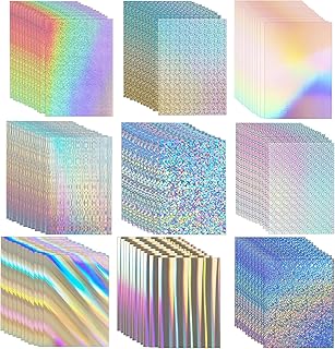 100 Sheets Metallic Glitter Cardstock 8.5x11, 250gsm