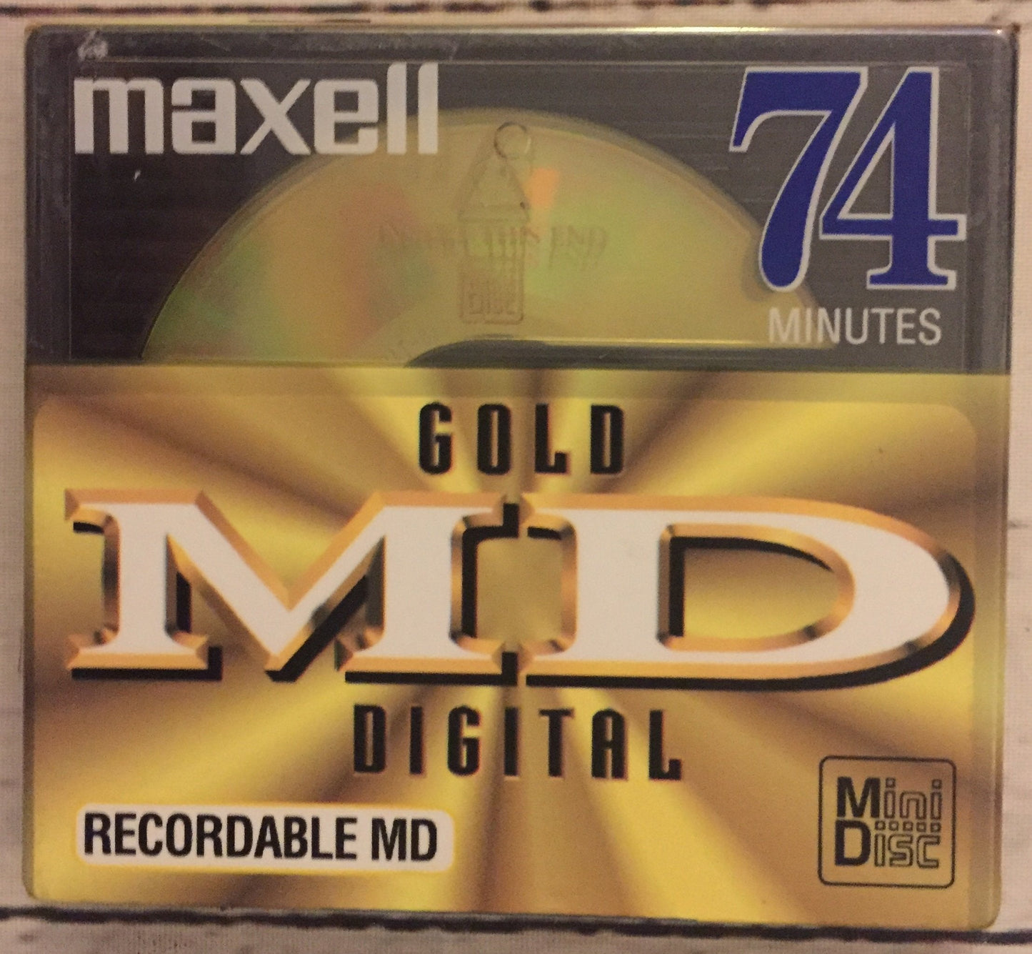 Md Gold 74 Recordable Mini Disc