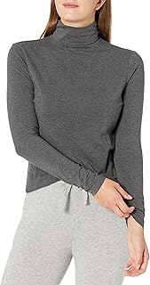 Women's Long-Sleeve Turtleneck in Plus Size