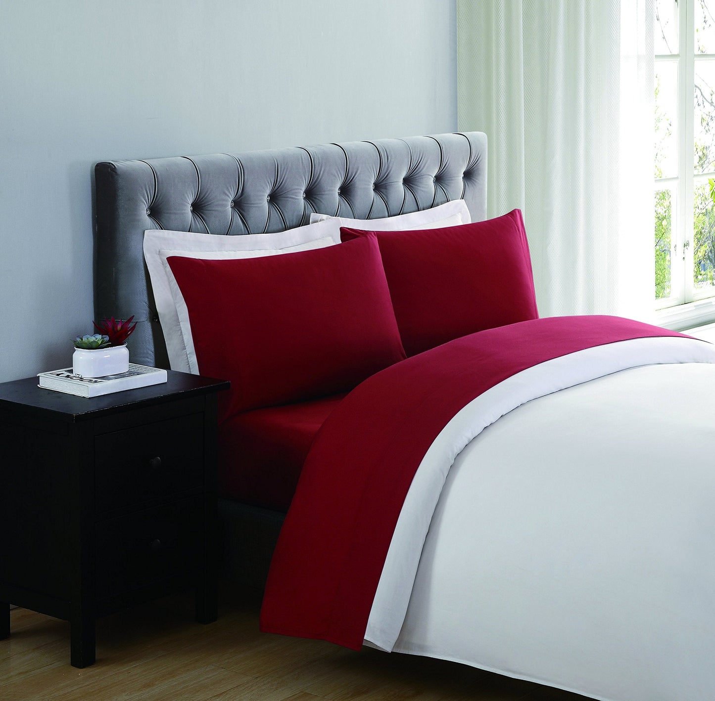 Sheet Set, Full, Red