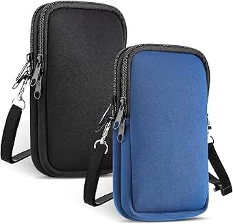 Double Phone Sleeve with Belt Clip and Lanyard