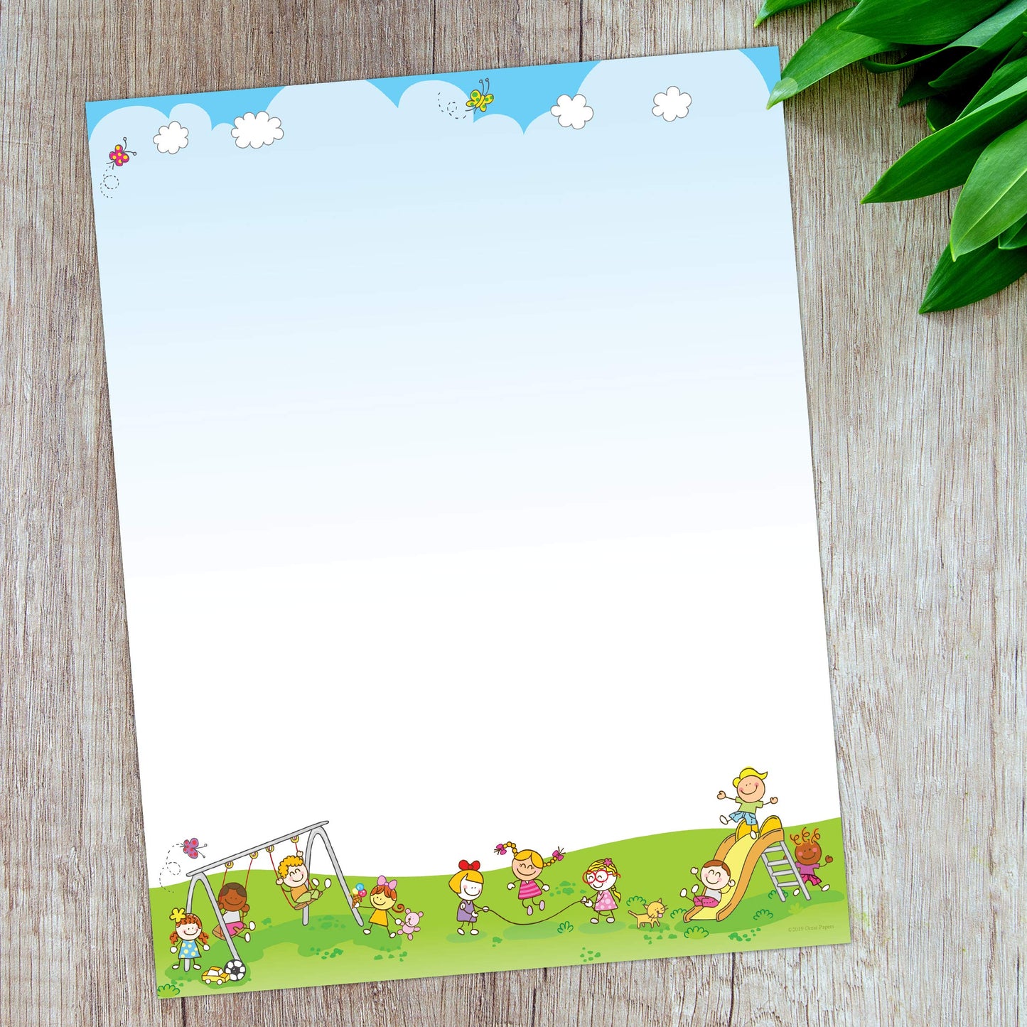 Let's Letterhead for Play School