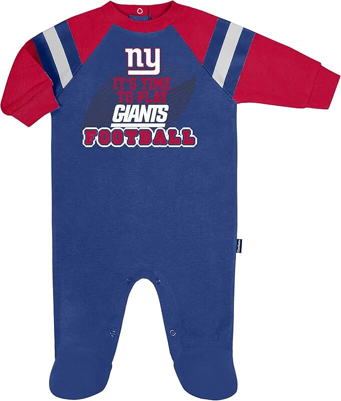 Unisex Baby Footed Sleep and Play with Team Logo