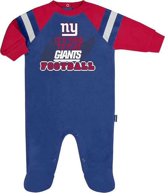 Unisex Baby Footed Sleep and Play with Team Logo