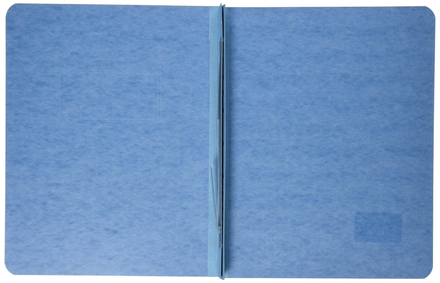 Light Blue Side Bound Report Cover with Reinforced Hinge
