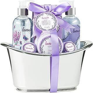 Lavender Aromatherapy Spa Set with Bath Bombs and More