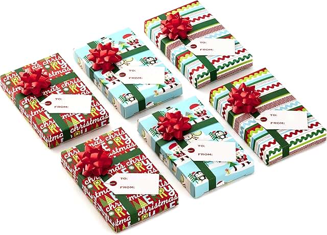 Green Ribbon Gift Card Holders, Pack of 6