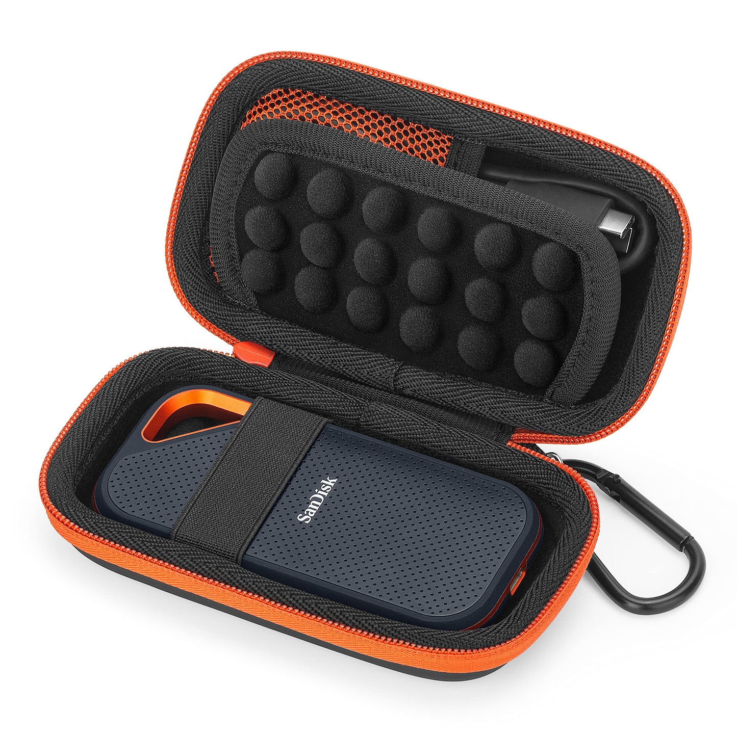 Hard Case for SanDisk Extreme Pro/SanDisk Extreme Portable External SSD 500GB 1TB 2TB, Travel Case Protective Cover Storage Bag