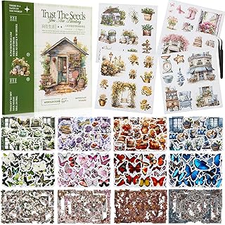 918 Piece Seasonal Sticker Set for Scrapbooking and Journaling