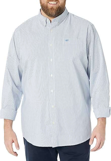 Men's Classic Fit Long Sleeve Comfort Flex Shirt