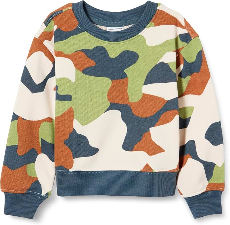 Boys' Regular Fit Crew Neck Sweatshirt