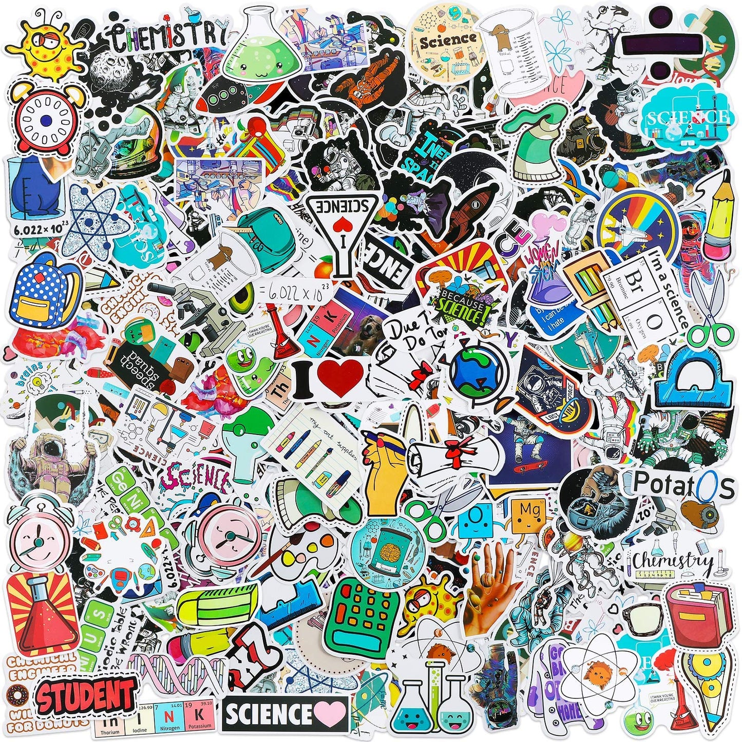 200 Science Stickers for Students and Teachers