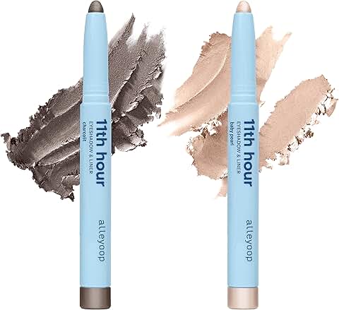 11th Hour Cream Eyeshadow Stick Set in Charcolit and Baby Pearl