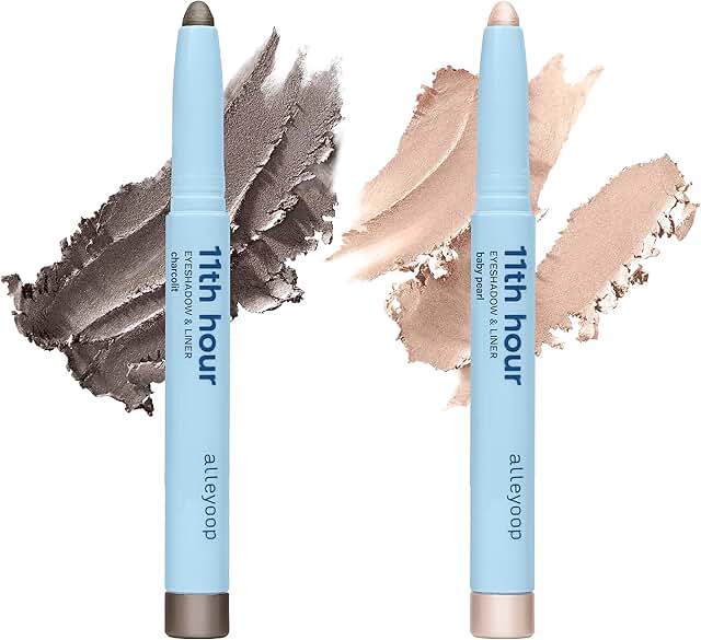 11th Hour Cream Eyeshadow Stick Set in Charcolit and Baby Pearl