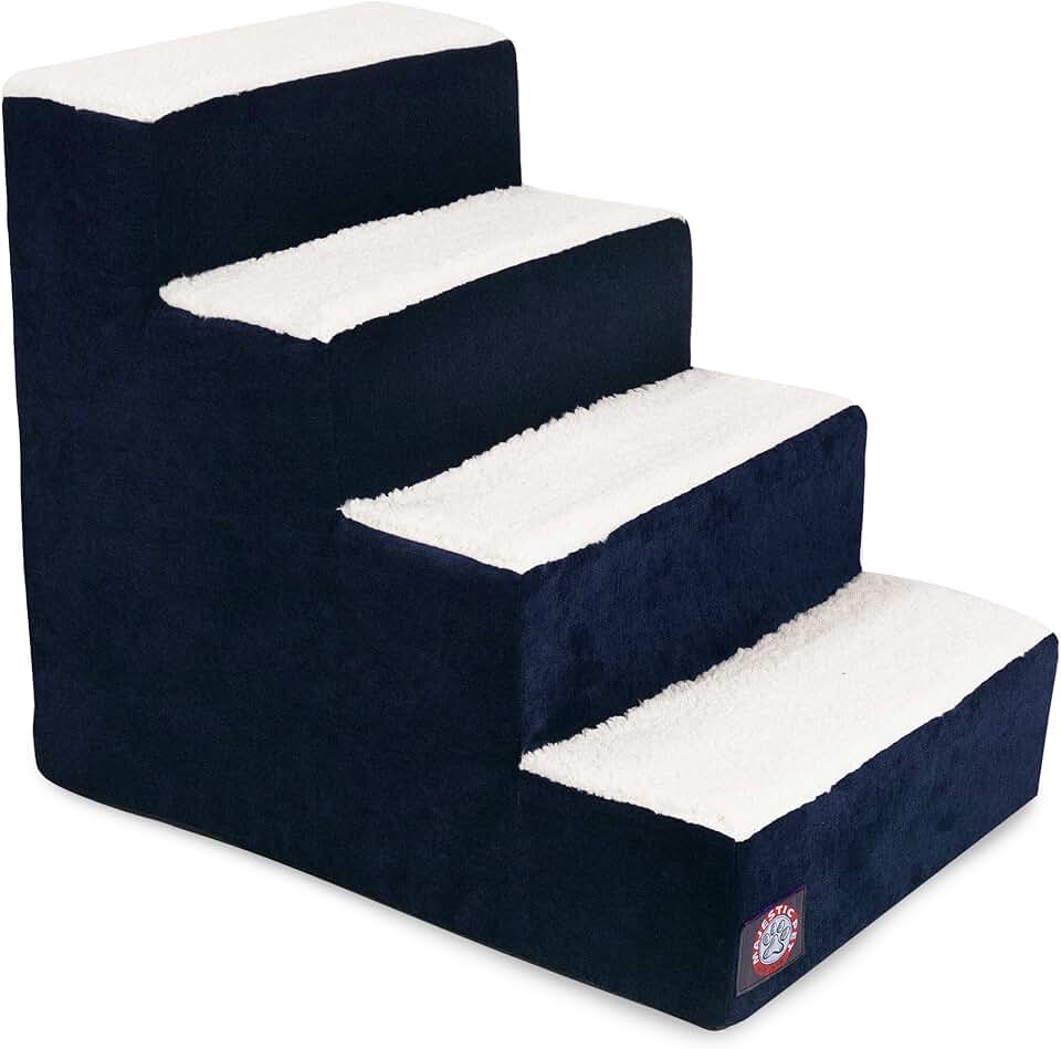 Soft Sherpa Pet Stairs for Dogs and Cats