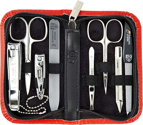 8-Piece Manicure and Pedicure Grooming Kit