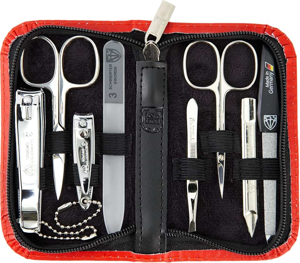 8-Piece Manicure and Pedicure Grooming Kit