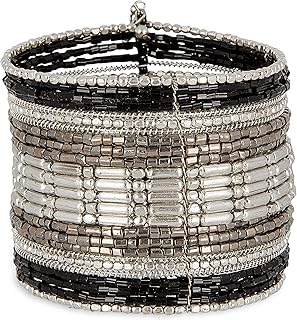 Adjustable Beaded Cuff Bracelets for Women