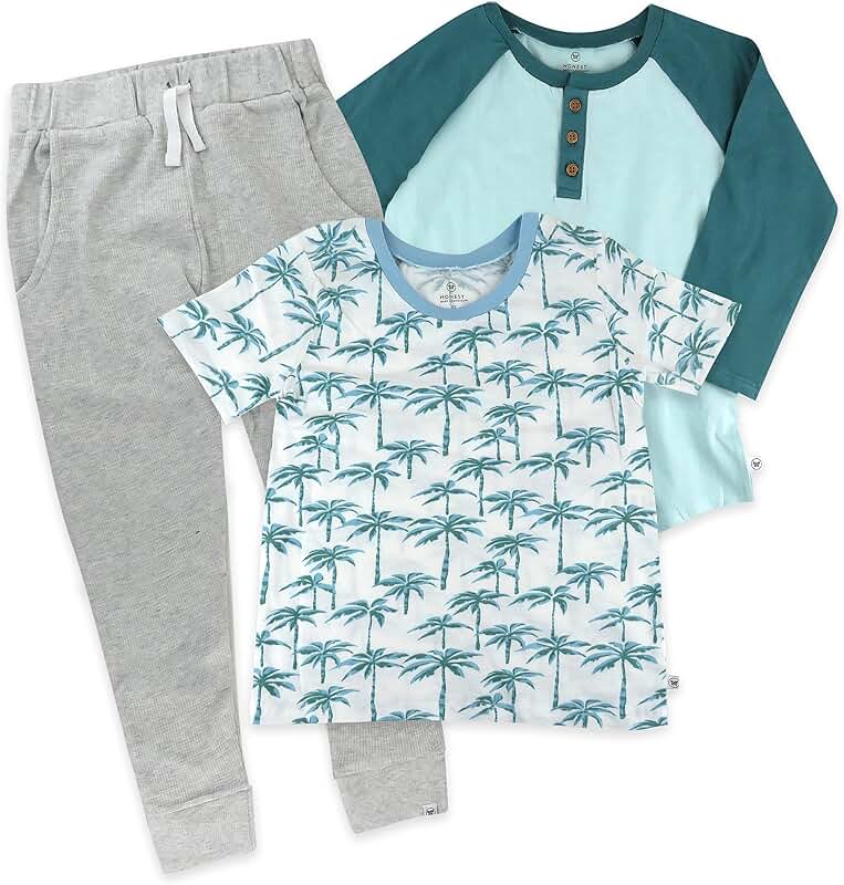 Organic Cotton Playwear Sets for Baby and Toddler Boys