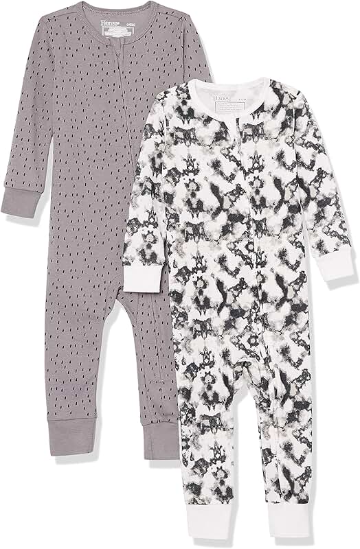 Comfortable Baby Sleep and Play Pajamas (2 Pack)