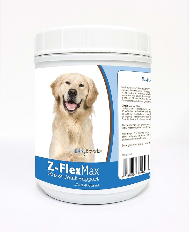 Healthy Breeds Golden Retriever Hip and Joint Chews 170 Count
