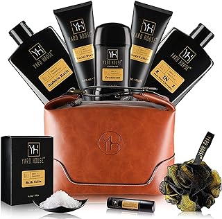 Men's Sandalwood Amber Bath and Body Gift Set