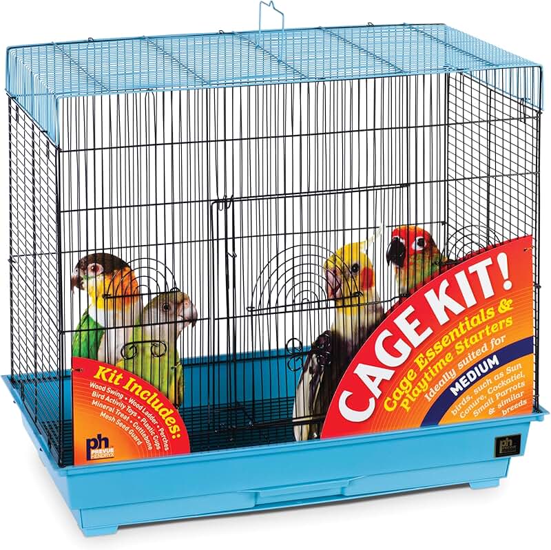 Small Blue Bird Cage Kit