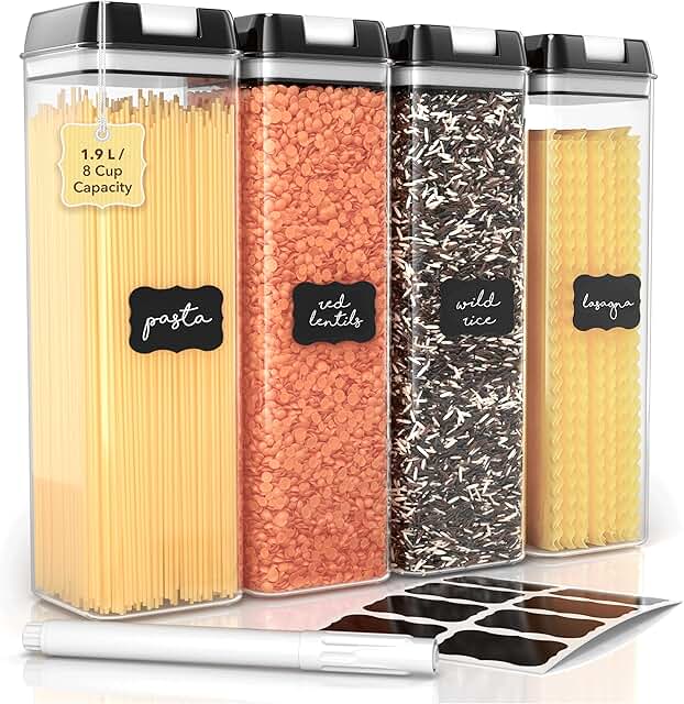 4-Piece Airtight Food Storage Container Set