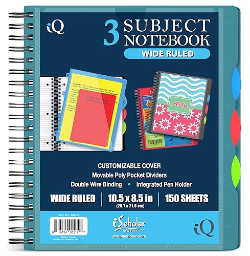 Wirebound Subject Notebook