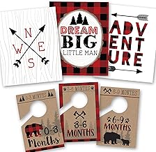Reversible Lumberjack Wall Decor and Nursery Organizer