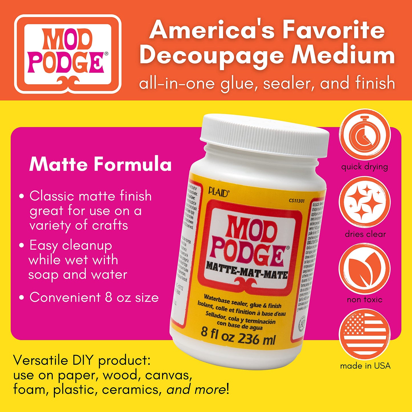 8 Oz Matte Water-Based Sealer and Finish