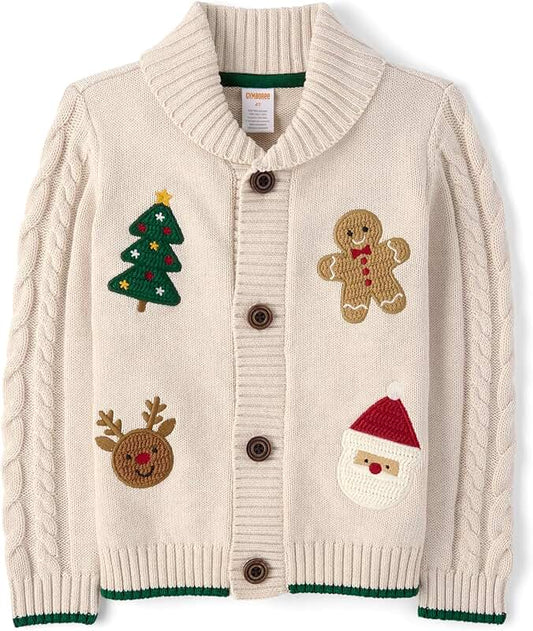 Baby Boys and Toddler Long Sleeve Cardigan