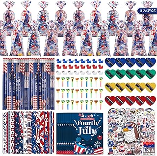 375-Piece Independence Day Stationery Set with Goodie Bags
