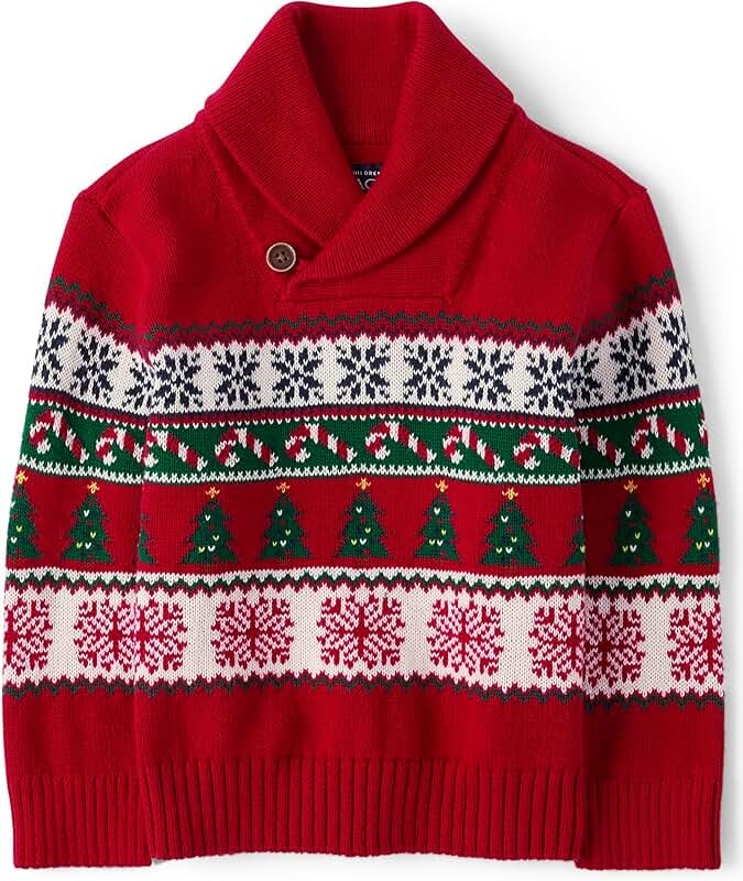 Baby Boys and Toddler Holiday Long Sleeve Sweater