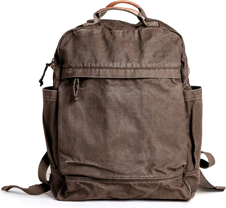 Vintage Canvas Backpack for Women and Men