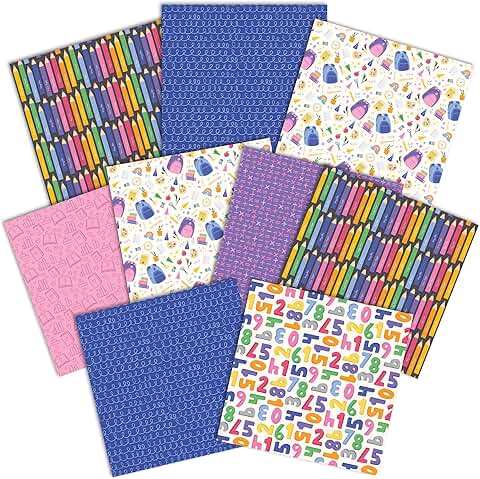 12x12 Inch Double-Sided Decorative Paper Pack for Crafts
