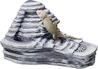 Large reptile terrarium waterfall decor