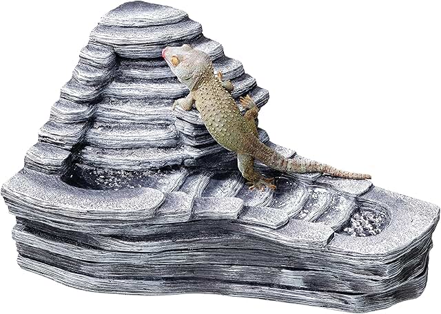 Large reptile terrarium waterfall decor