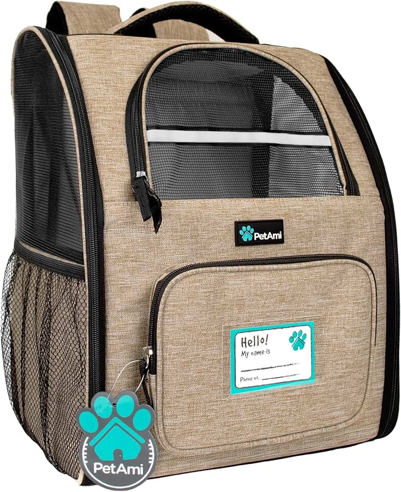 Ventilated Dog and Cat Backpack for Travel and Hiking