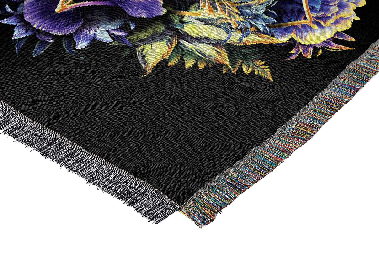 Woven Tapestry Throw Blanket, 48 x 60 Inches, School Foliage