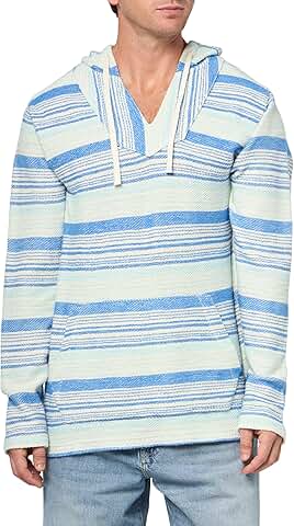 Men's striped Baja hoodie