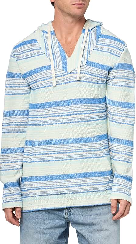 Men's striped Baja hoodie